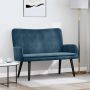 Dviejų vietų sofa Mėlyna 115 x 61 x 87 cm Aksomas