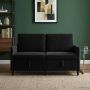 Sofa su saugojimo vieta Juoda 152 x 78 x 87 cm Poliesteris