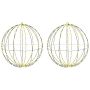 Dovana su 384 LED 2 pcs Šilta balta 59,5 x 59,5 x 63 cm metalas
