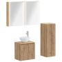 Vonios baldų rinkinys 4 pcs Artisano ąžuolo