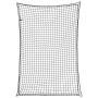 Priekabos tinklas su elastine virve, juodas, 5x3,5m, PP