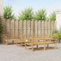Lauko sofos komplektas 9 pcs Balta 79 x 79 x 37 cm