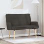 Dvitaškė sofa Tamsiai pilka 115 x 61 x 87 cm Bouclé