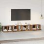 TV spintelių komplektas 4 pcs Senovinis medis 60 x 30 x 30 cm