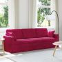Sofa Vyno raudona 228 x 78 x 80 cm Aksomas