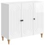 Kabalas Itin blizgi balta 89 x 34,5 x 80 cm Apdirbta mediena