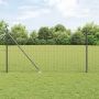 Tvora su stulpais Pilka 1,2 x 10 m Plienas ir PVC