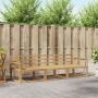 Lauko sofos komplektas 3 pcs Balta 249,5 x 83 x 73 cm