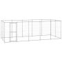 Lauko voljeras šunims, galvanizuotas plienas, 12,1m²