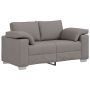 Sofa Taupe 160 x 80 x 82 cm audinys