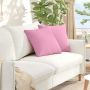 Sofa Pagalvės 2 pcs Rožinė 45 x 45 cm audinys
