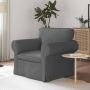Sofa Tamsiai pilka 215 x 82 x 80 cm audinys