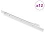 Stalčių bėgis 12 pcs Balta 350 mm Plienas