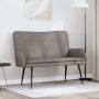Dvitaškė sofa Taupe 115 x 61 x 87 cm audinys