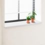 Langų palangė Balta 120 x 50 x 4,5 cm PVC