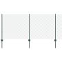 Tvora su stulpais Žalia 1 x 10 m Plienas ir PVC