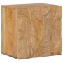 Rankų darbo naktinė spintelė Teak medžio rudas 40x30x40 cm