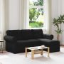Sofa Juoda 215 x 138 x 80 cm audinys