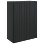 Prie sienos montuojama spinta Juoda 66 x 34,5 x 90 cm