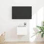 TV sieninė spintelė Balta 60 x 31 x 29.5 cm Apdirbta mediena