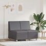 Modulinis sofa vienetas be rankų 2 pcs Pilka 55 x 74 x 82 cm