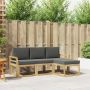 Lauko sofos komplektas 4 pcs