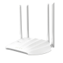TP-LINK | Access Point | TL-WA1201 | 802.11ac | 2.4GHz/5 GHz | 300+867 Mbit/s | 10/100/1000 Mbit/s | Ethernet LAN (RJ-45) ports 1 | MU-MiMO Yes | no PoE | Antenna type 4 Fixed High Performance