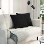 Sofa Pagalvės 2 pcs Juoda 45 x 45 cm audinys