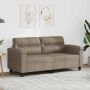 Dvivietė sofa, taupe spalvos, 140cm, mikropluošto audinys