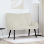 Dviejų vietų sofa Kreminė 115 x 61 x 87 cm Aksomas