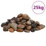 Poliruoti akmenukai, įvairių spalvų, 25kg, 2–5cm