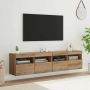 TV sieniniai spintelės 2 pcs Amatininkų ąžuolas 80 x 30 x 40 cm