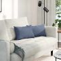 Sofa Pagalvės 2 pcs Mėlyna 50 x 30 cm Kordūrinis audinys