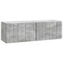 Sieninė TV spintelė Betono pilka 98 x 31 x 30 cm