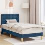 Lovos rėmas su galvūgalio Mėlyna 90 x 190 cm Audinys