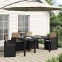 Sėdynės ir nugaros pagalvėlės 4 pcs Taupe 47 x 45 x 2 cm