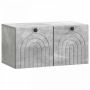 Sieninė TV spintelė Betono pilka 59,5 x 31 x 30 cm