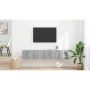 TV sieninė spintelė 2 pcs Pilkas Sonoma 60 x 31 x 29.5 cm