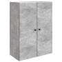 Prie sienos montuojama spinta Betono pilka 66 x 34,5 x 90 cm
