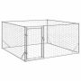 Lauko šunų voljeras su durelėmis, 2x2x1 m, cinkuotas plienas