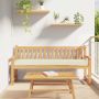 Pallet pagalvių rinkinys 2 pcs Kreminė 200 x 40 x 8 cm