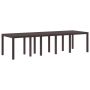 Sodo stalas Ruda 300 x 100 x 73 cm poliratanas