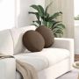 Sėdynių pagalvėlės 2 pcs Ruda Ø40 x 13 cm audinys