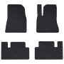 Automobilių kilimėlis 4 pcs Juodas TPE