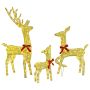 Elnių Šeima 3 pcs Šilta balta 68 x 26 x 127 cm audinys