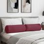 Pagalvės 2 pcs Vyno raudona Ø 25 x 70 cm audinys