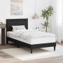 Lovos rėmas Juoda 90 x 190 cm Dirbtinė oda