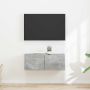 TV sieninė spintelė 2 pcs Betoninė 60 x 31 x 29.5 cm