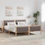 Lovos rėmas Ruda ir taupe 180 x 200 cm Pušies masyvas