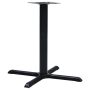 Bistro stalo koja, juodos spalvos, 76x76x72cm, ketus